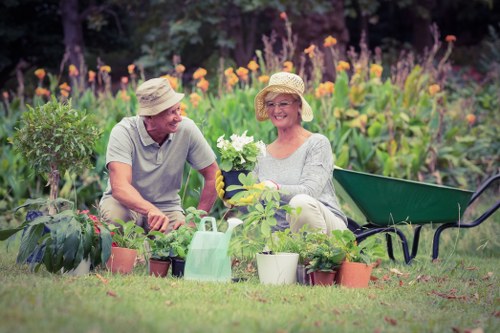 Graphic showing screen-reader-friendly gardening website content for Walthamstow Village