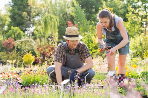 Landscape gardening design features in Walthamstow Village