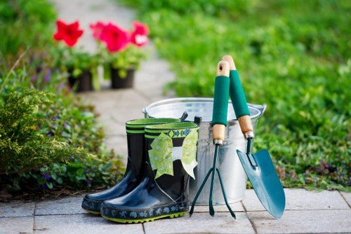 Garden waste sorting and recycling in Walthamstow Village