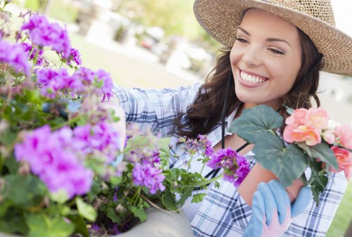 Tidying a residential garden in Walthamstow Village