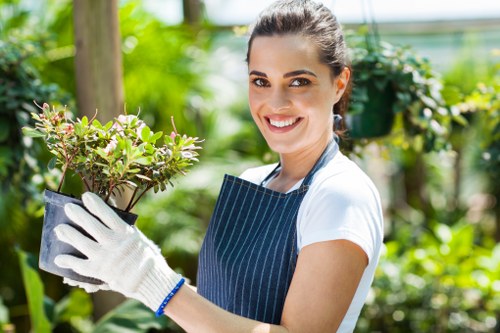 Low-carbon van used for sustainable garden recycling