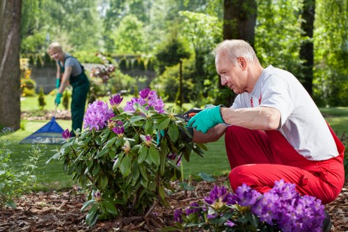 Gardening team in Walthamstow Village committed to ethical labour standards